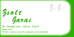 zsolt garai business card